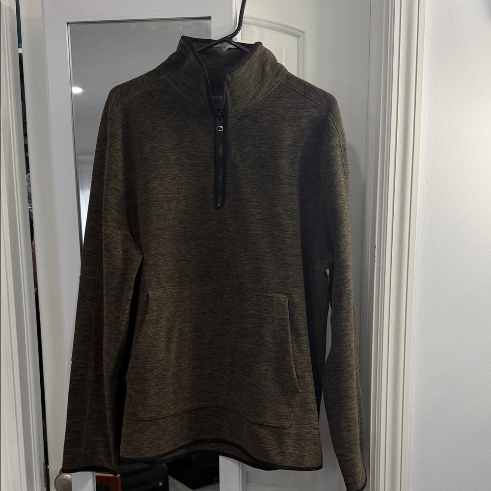 Banana Republic Men's Brown Zip-Up Sweater